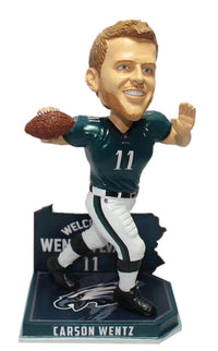 Thumbnail for Carson Wentz Philadelphia Eagles Wentzylvania Bobblehead