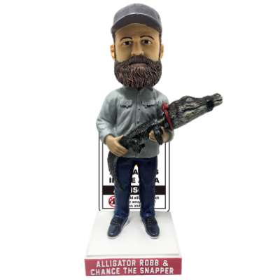 Frank Alligator Robb and Chance the Snapper Limited Edition Chicago Bobblehead