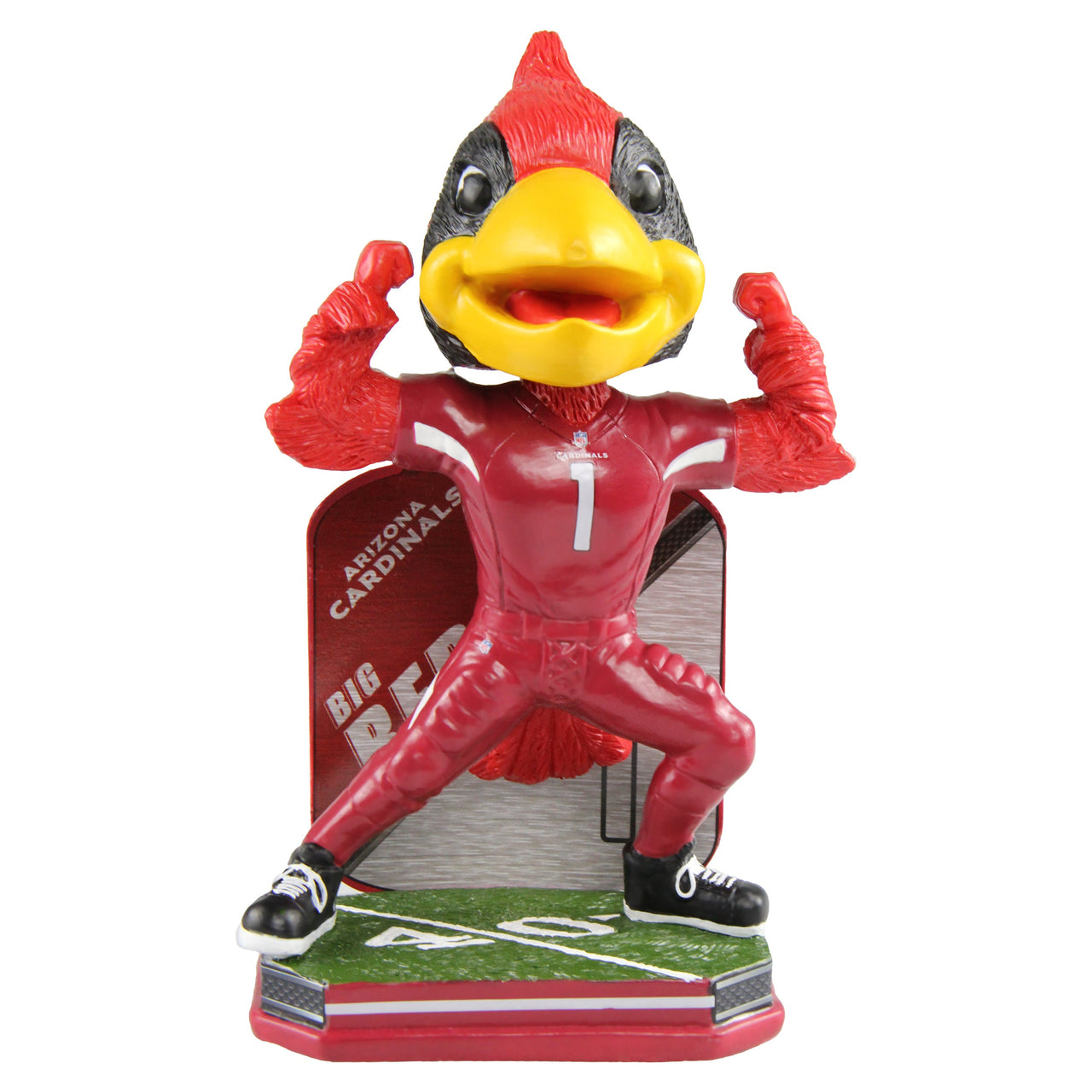 Arizona Cardinals Arizona Cardinals Mascot Name and Number Bobblehead NFL