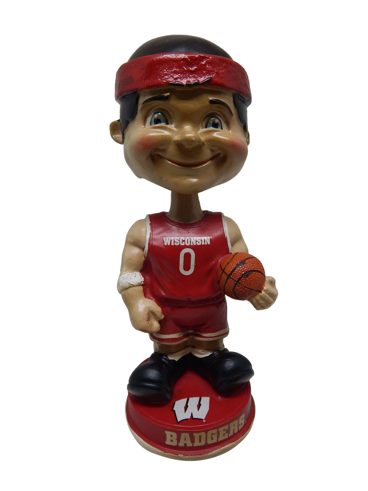 Wisconsin Badgers Vintage Classic Basketball Bobblehead NCAA