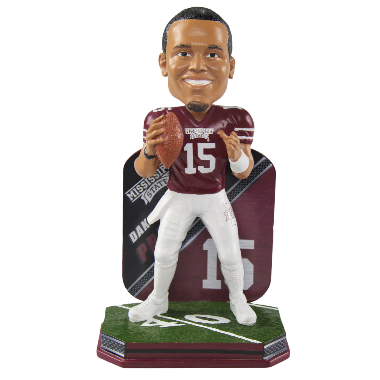 Dak Prescott Mississippi State Bulldogs College Bobblehead Dallas Cowboys