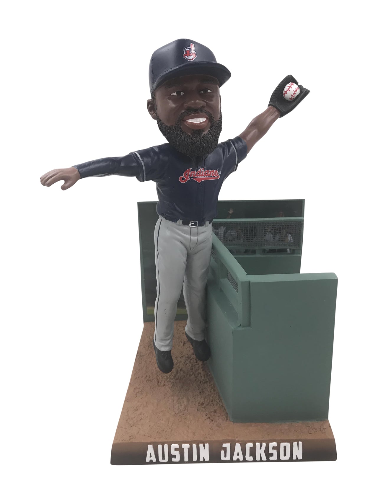 Austin Jackson Cleveland Indians 2017 Catch of the Year Bobblehead MLB