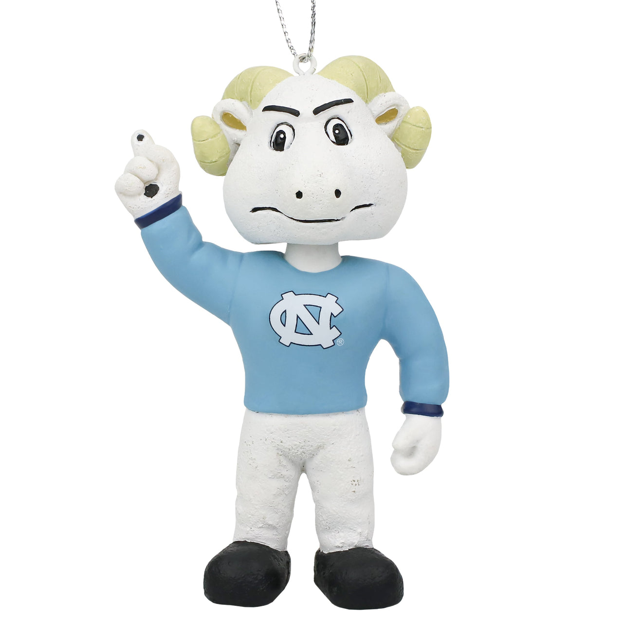 Rameses North Carolina Tar Heels Ornament Bobblehead Ornament NCAA