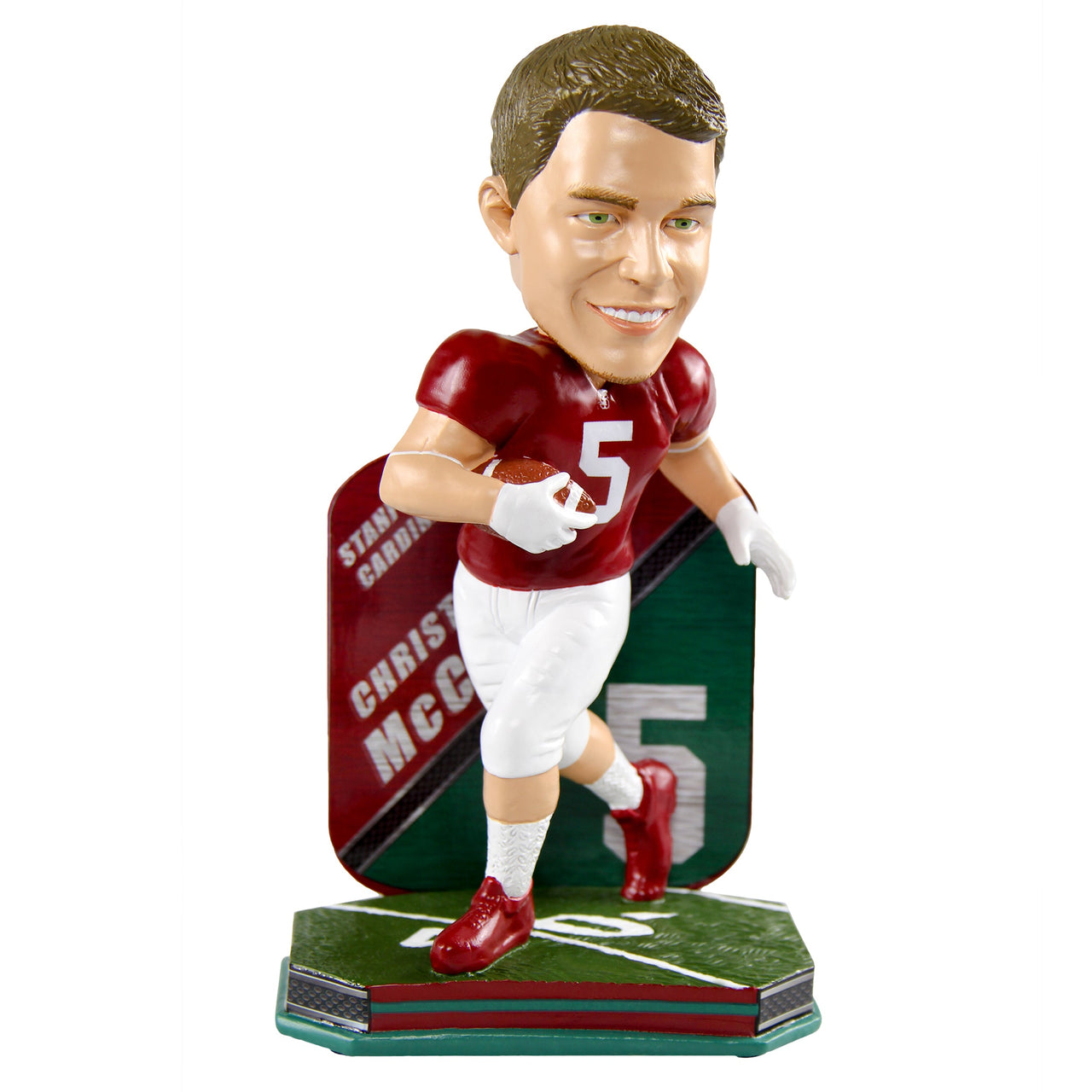 Christian McCaffrey Stanford Cardinals College Bobblehead Carolina Panthers