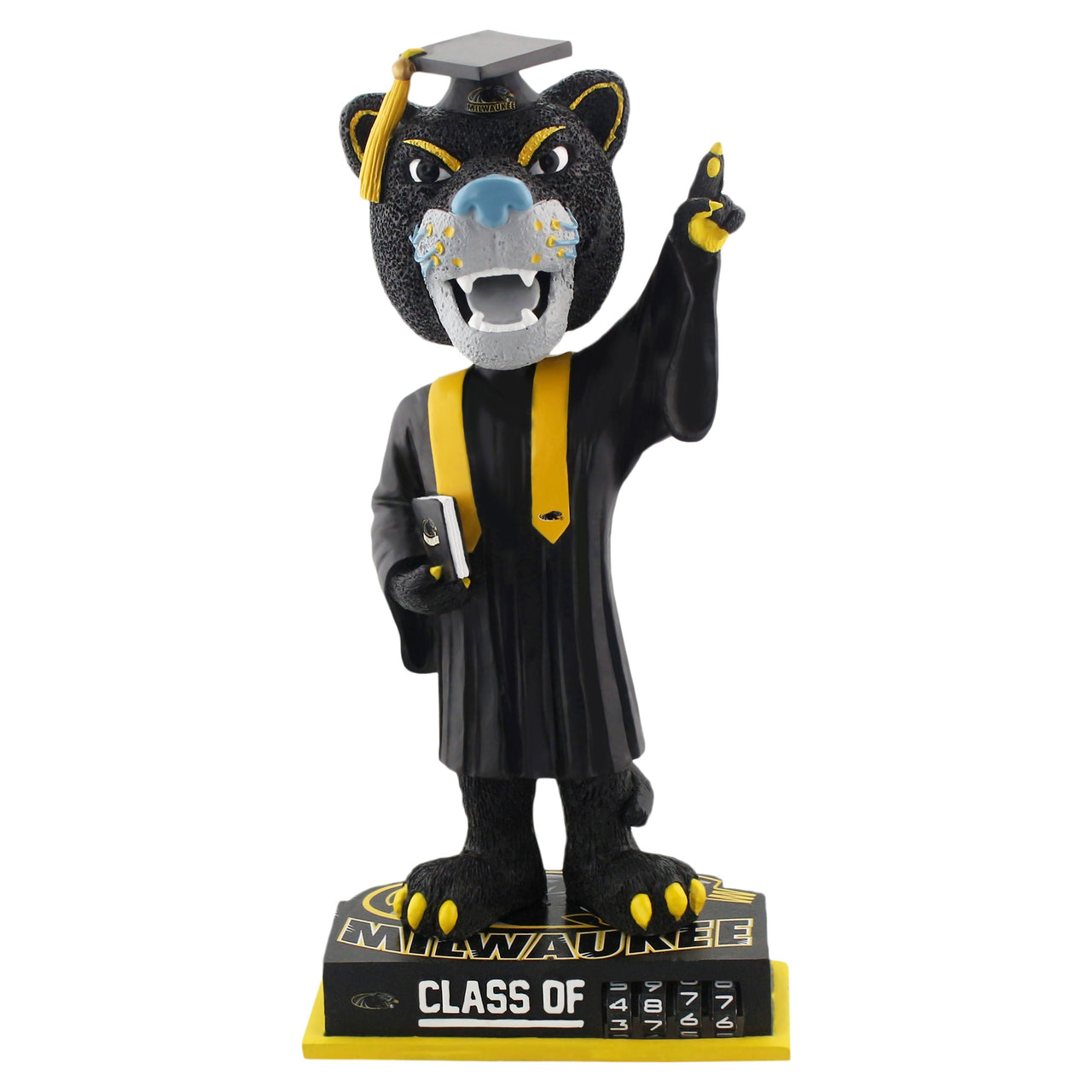 Pounce Milwaukee Panthers Graduation Special Edition Bobblehead NCAA