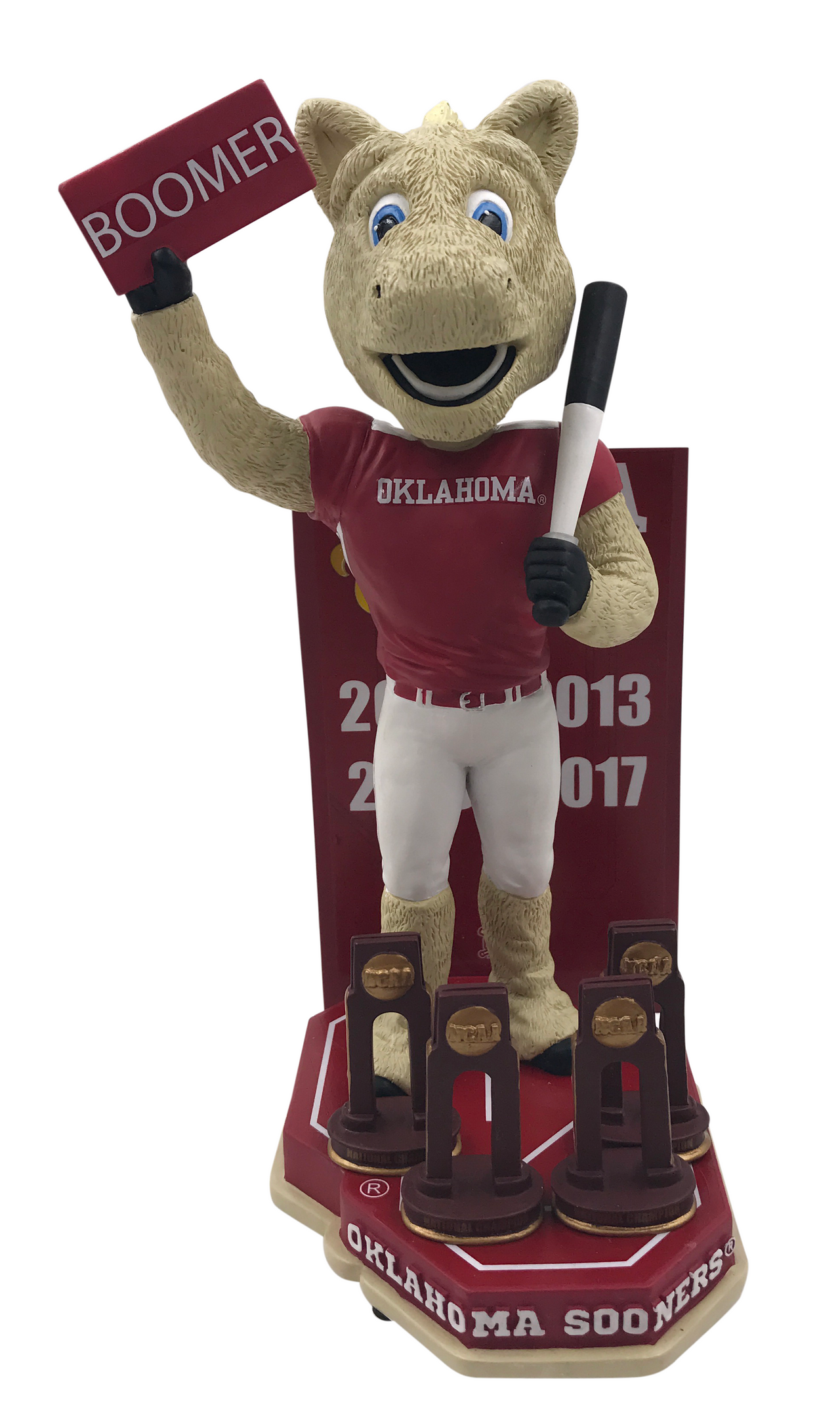 Oklahoma Sooners NCAA Softball National Champions Bobblehead NCAA