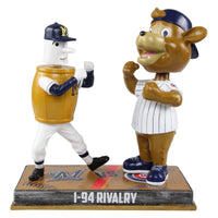 Thumbnail for Milwaukee Brewers and Chicago Cubs - Barrelman and Clark Bobblehead MLB