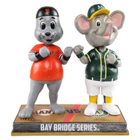 Thumbnail for San Francisco Giants and Oakland As Lou Seal and Stomper Rivalry Bobblehead MLB