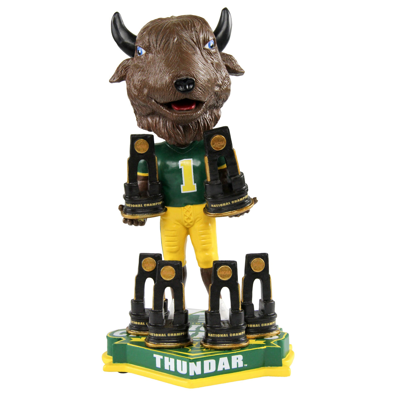 Thundar North Dakota State North Dakota State 6X Champ Bobblehead NCAA