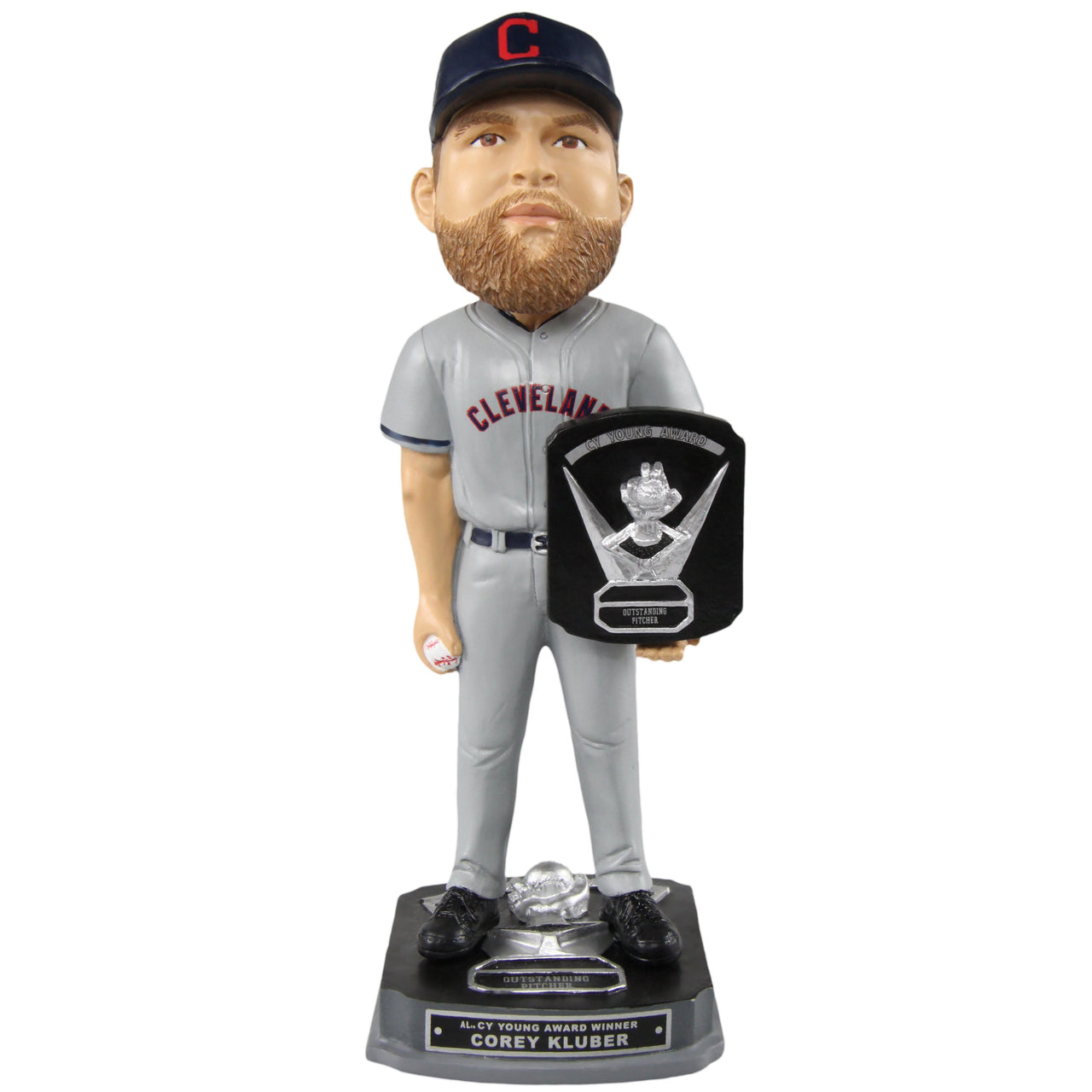 Corey Kluber Cleveland Indians 2017 Corey Kluber AL Cy Young Bobblehead MLB