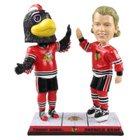 Thumbnail for Patrick Kane Chicago Blackhawks SMU High Fiving Bobble Bobblehead NHL
