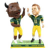 Thumbnail for Carson Wentz North Dakota State Carson Wentz High Fiviing Mascot Bobblehead NCAA
