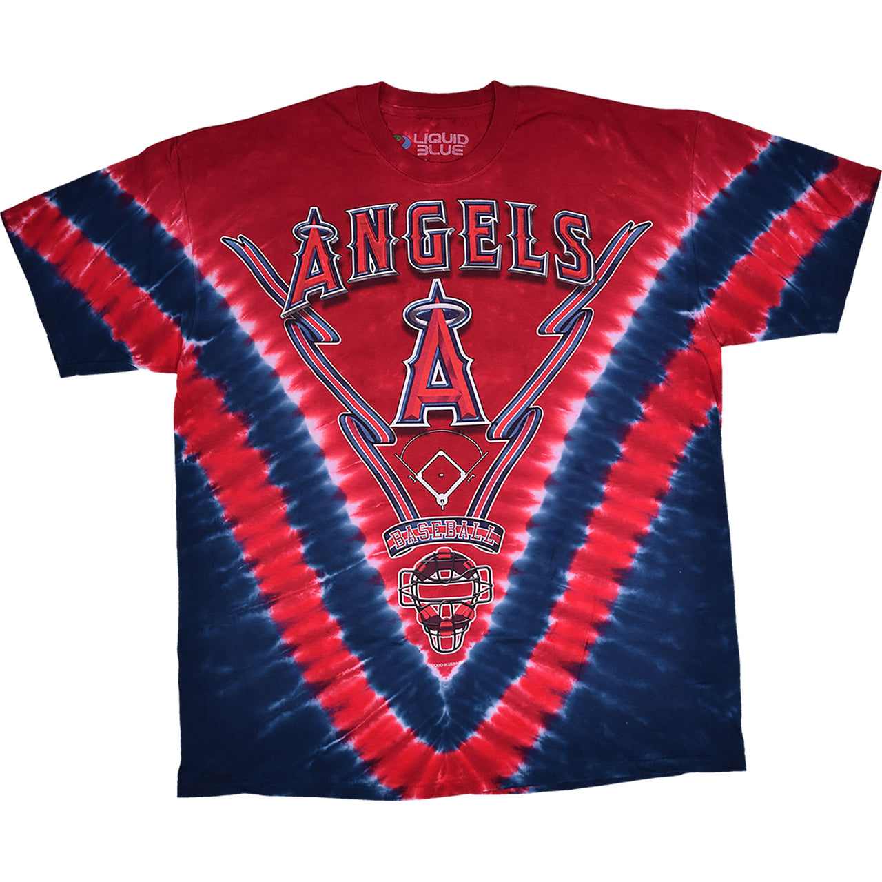 Los Angeles Angels V Tie-Dye T-Shirt