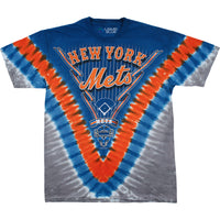 Thumbnail for New York Mets V Tie-Dye T-Shirt