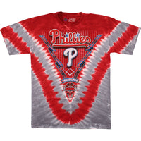 Thumbnail for Philadelphia Phillies V Tie-Dye T-Shirt