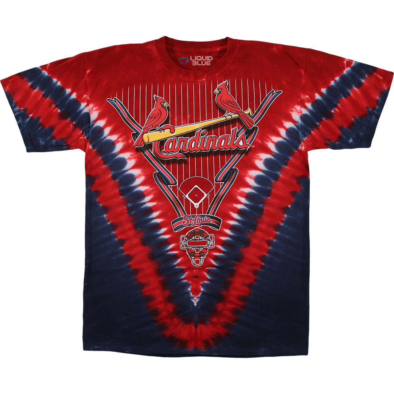 St. Louis Cardinals V Tie-Dye T-Shirt