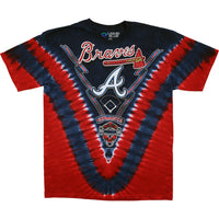 Thumbnail for Atlanta Braves V Tie-Dye T-Shirt