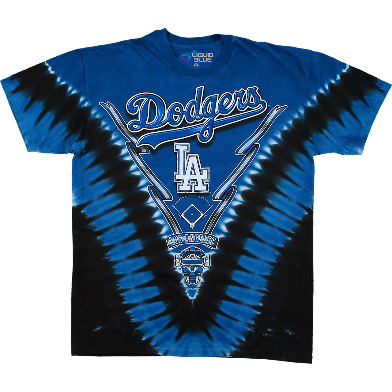 Los Angeles Dodgers V Tie-Dye T-Shirt