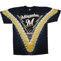 Thumbnail for Milwaukee Brewers V Tie-Dye T-Shirt