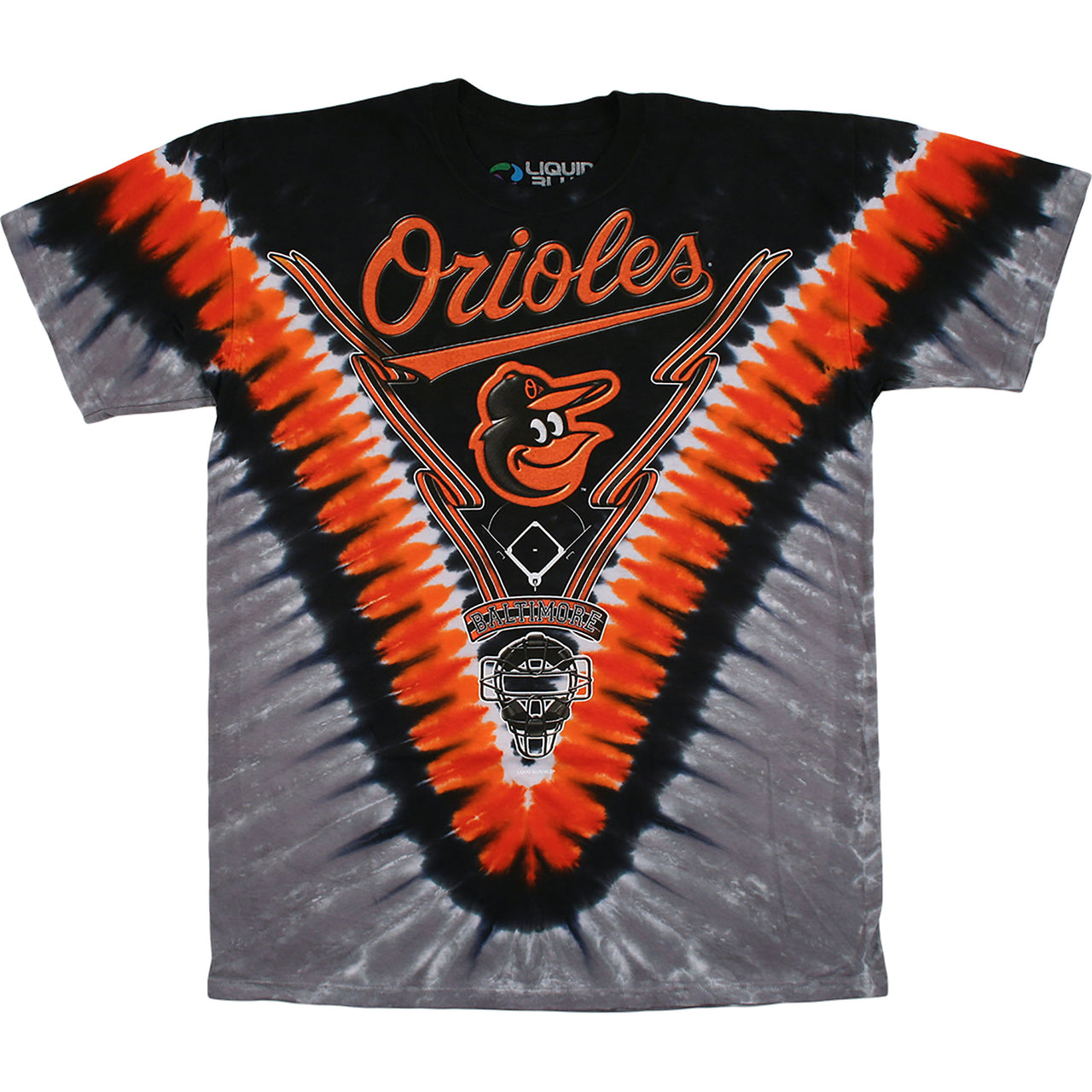 Baltimore Orioles V Tie-Dye T-Shirt