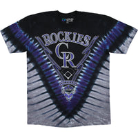 Thumbnail for Colorado Rockies V Tie-Dye T-Shirt