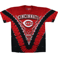 Thumbnail for Cincinnati Reds V Tie-Dye T-Shirt
