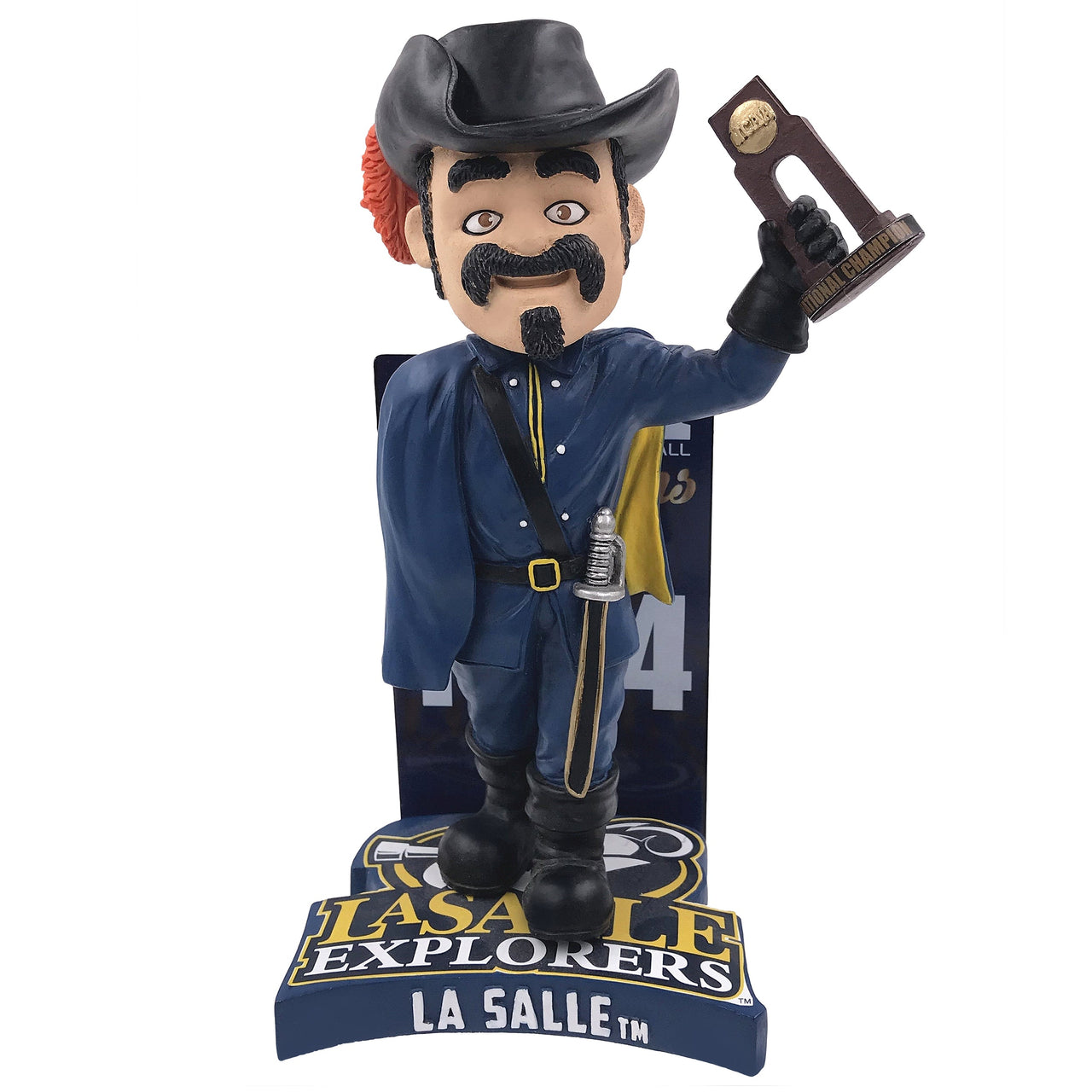 La Salle Explorers La Salle Mascot Champions Bobblehead NCAA