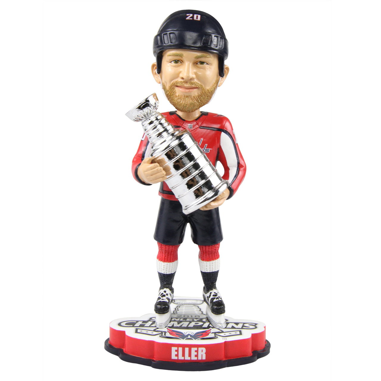 Lars Eller Washington Capitals 2018 Stanley Cup Champions Bobblehead NHL