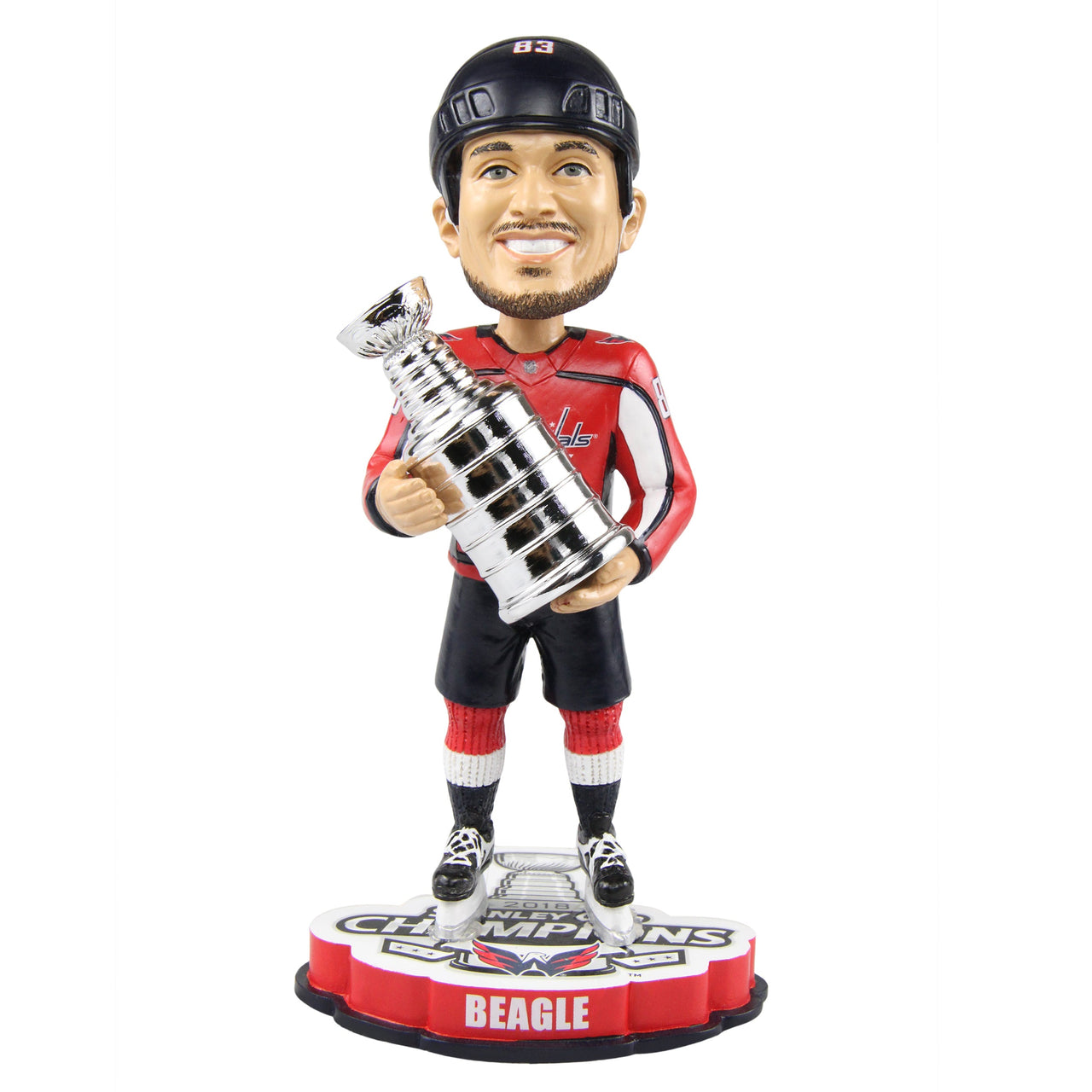 Jay Beagle Washington Capitals 2018 Stanley Cup Champions Bobblehead NHL