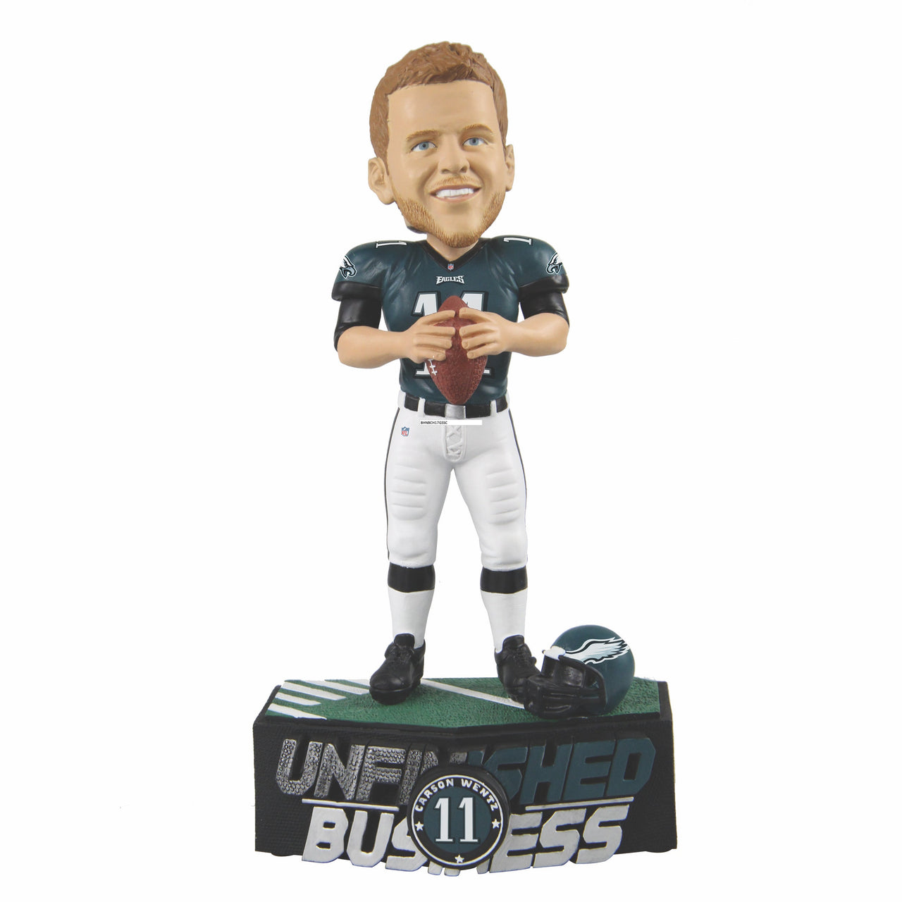 Carson Wentz Philadelphia Eagles Unfinished Business Bobblehead NFL