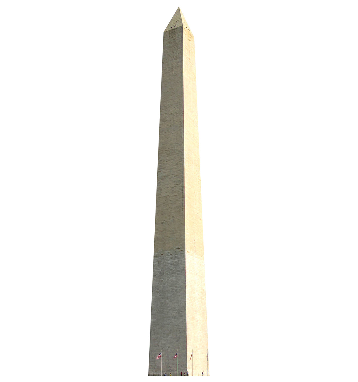Life-size Washington Monument Cardboard Cutout