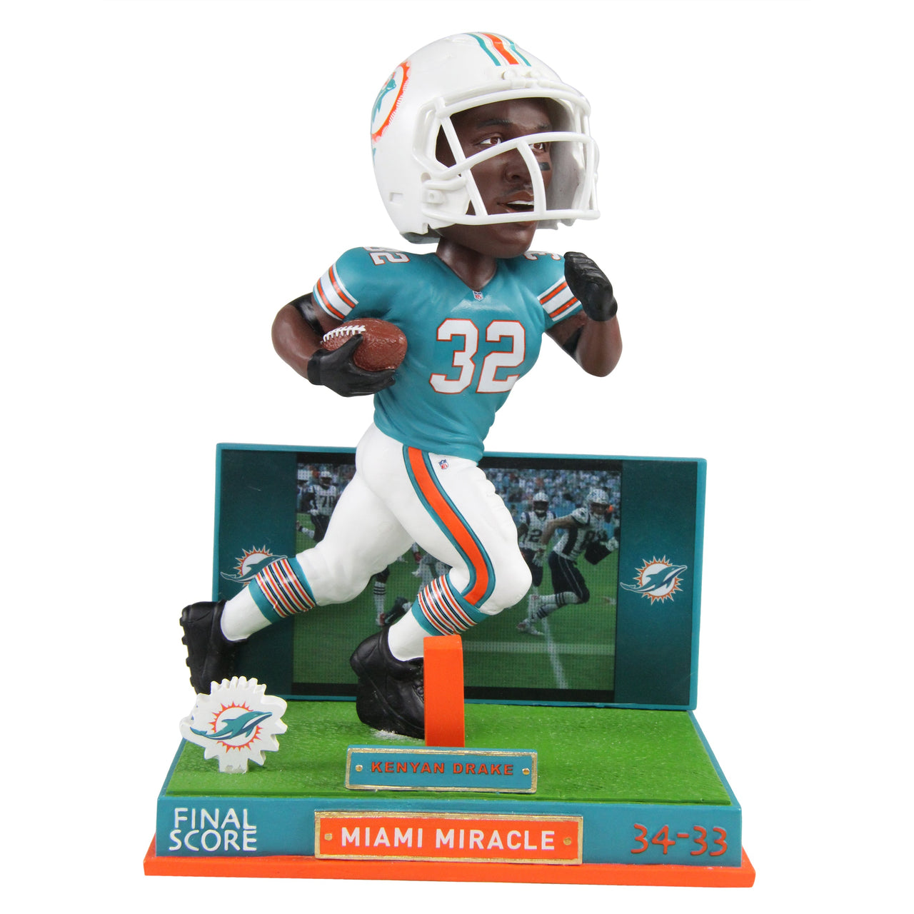 Kenyan Drake Miami Dolphins Miami Miracle Special Edition Bobblehead NFL
