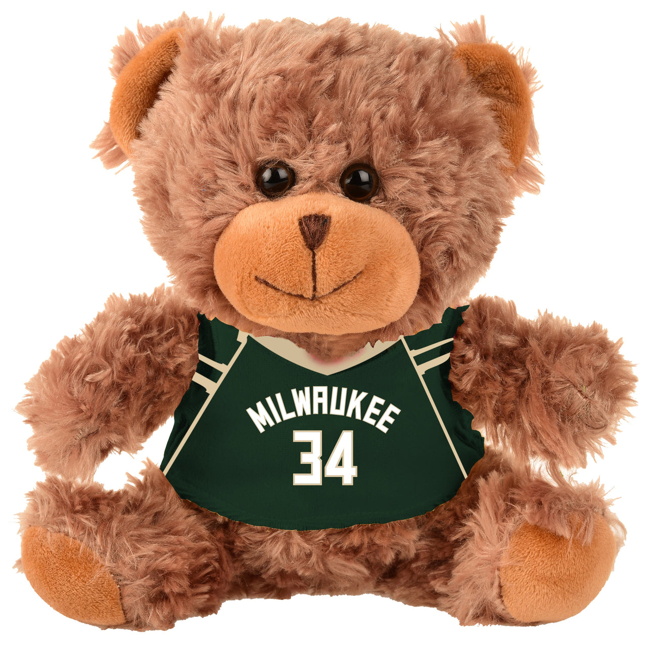 Giannis Antetokounmpo Milwaukee Bucks 10" Jersey Bear Plush Bear NBA