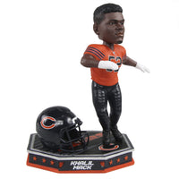 Thumbnail for Khalil Mack Chicago Bears Retro 1935 Jersey Removable Helmet Bobblehead NFL
