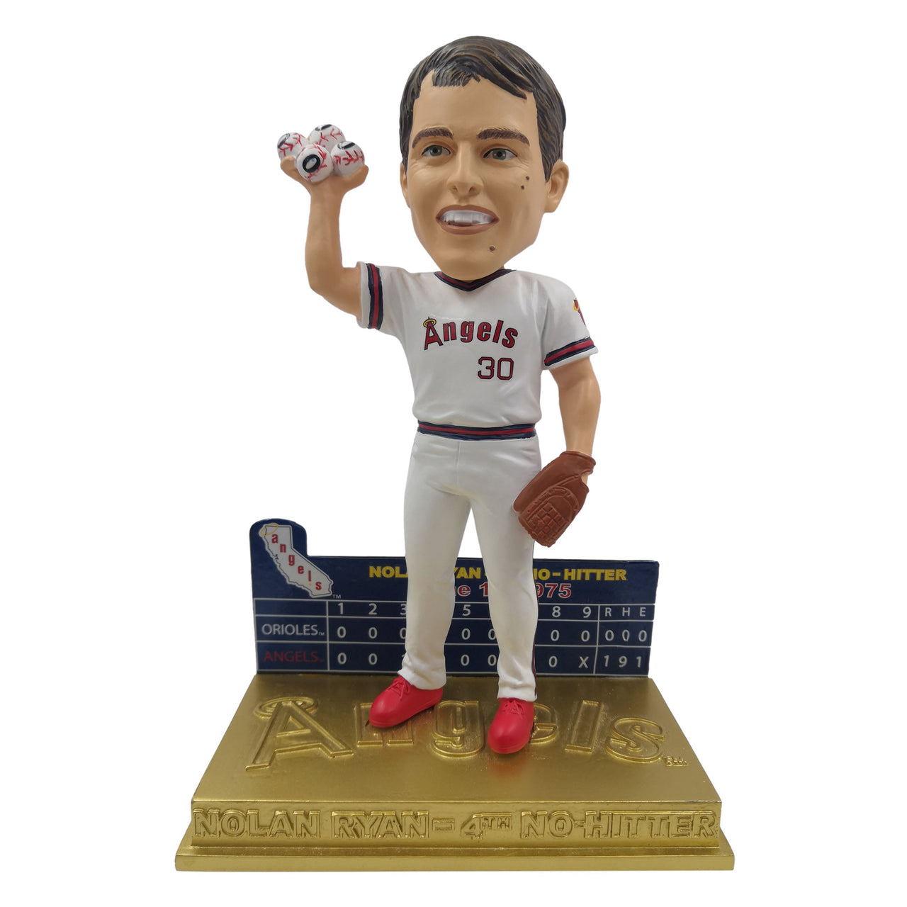 Nolan Ryan Los Angeles Angels 4th No Hitter - No-Hitter Series Bobblehead MLB