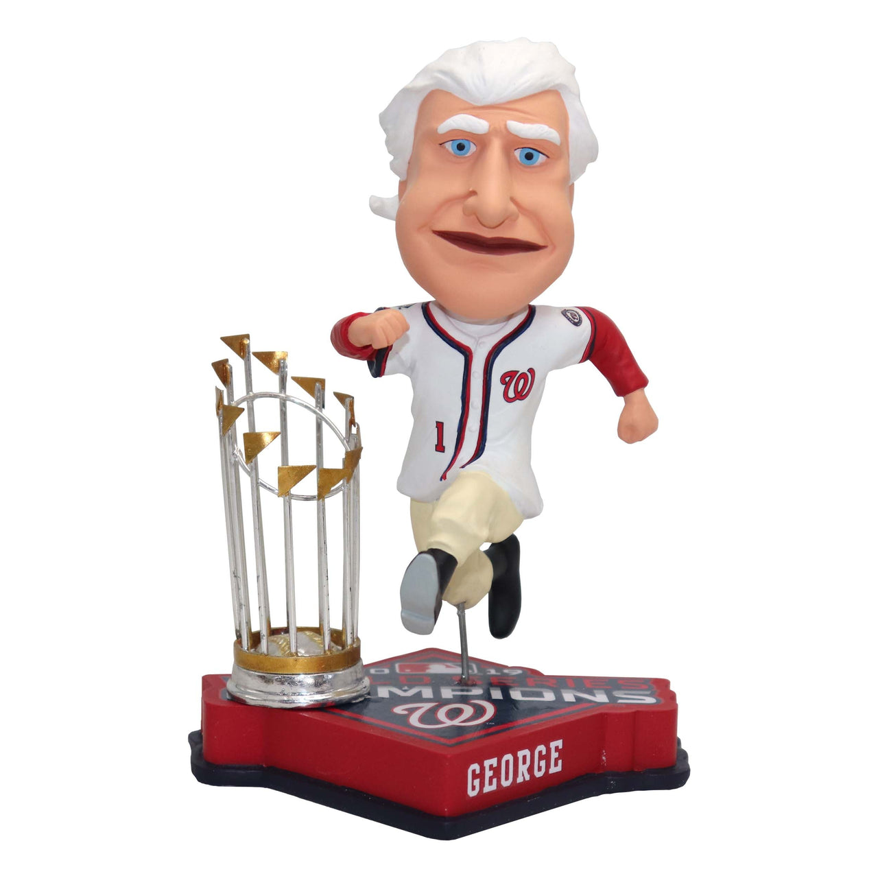 George Washington Washington Nationals 2019 World Series Champions Bobblehead