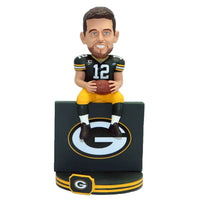 Thumbnail for Aaron Rodgers Green Bay Packers Lambeau Leap Bobblehead NFL