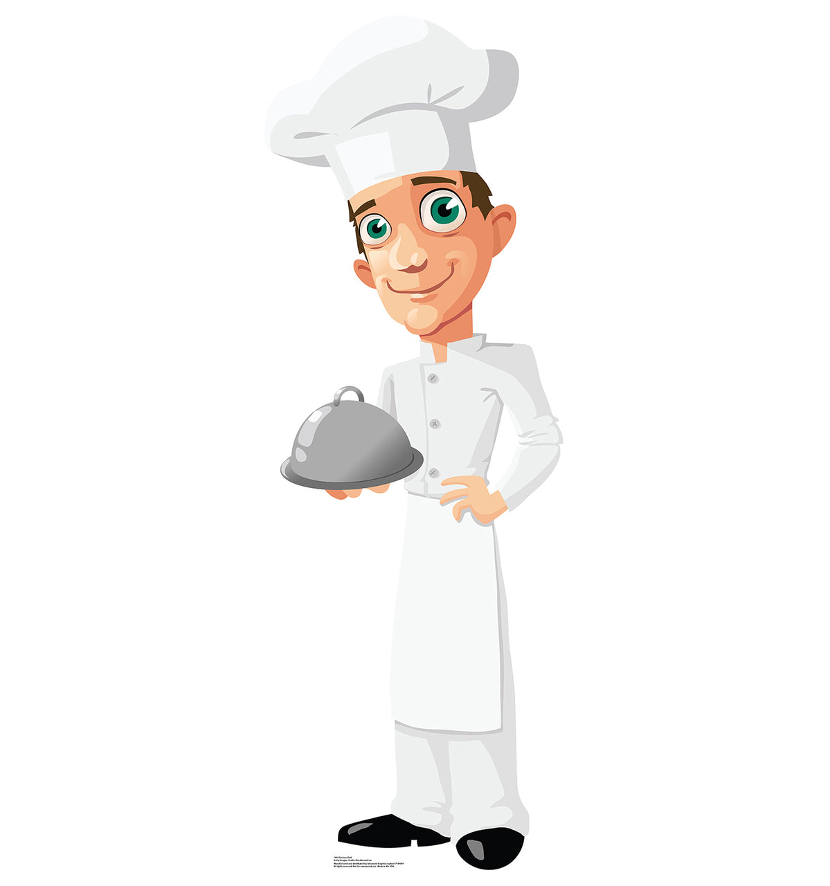 Cartoon Chef - Cardboard Cutout