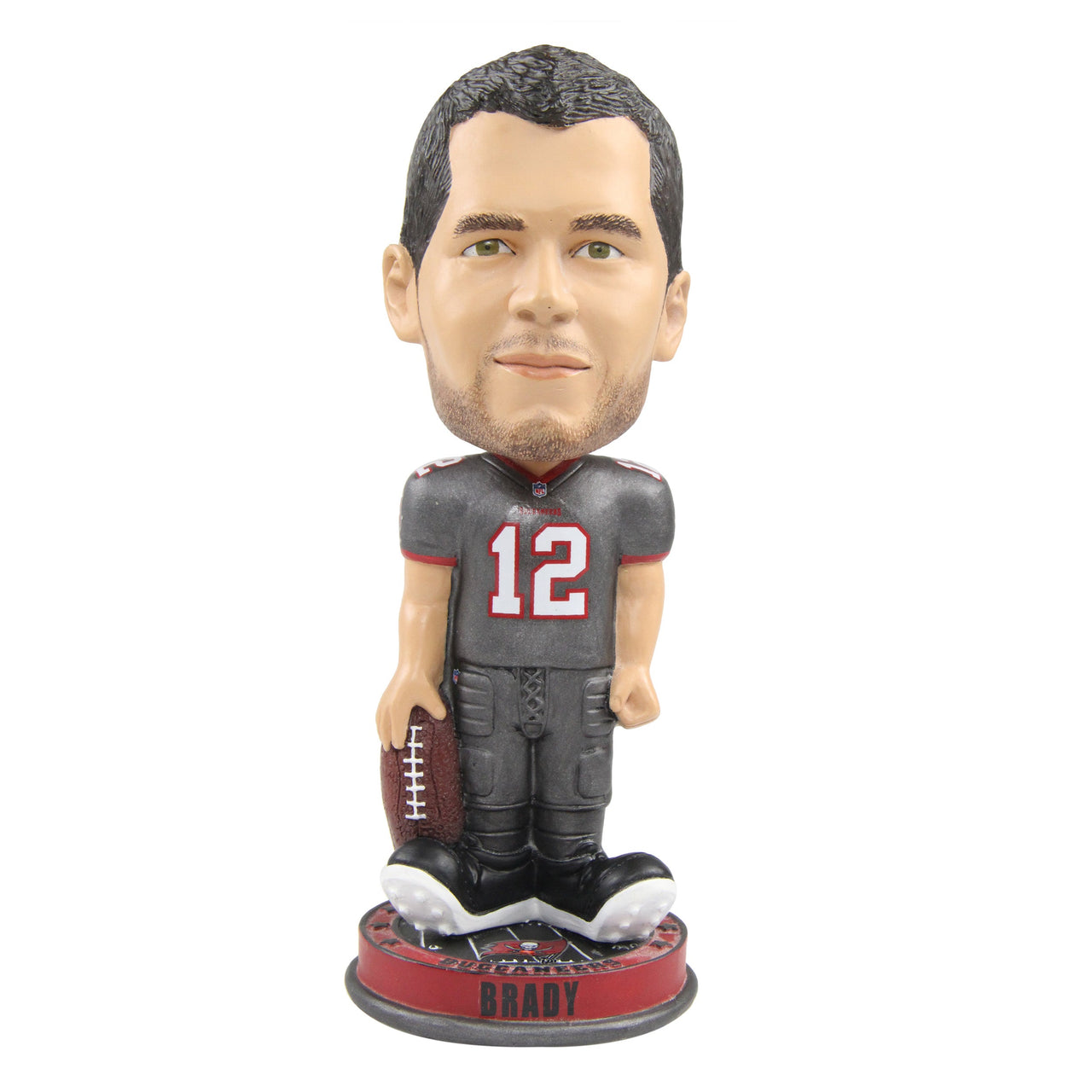 Tom Brady Tampa Bay Buccaneers Knucklehead/Gray jersey Bobblehead NFL