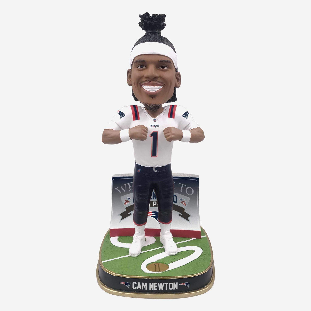 Cam Newton New England Patriots Welcome series Bobblehead NFL