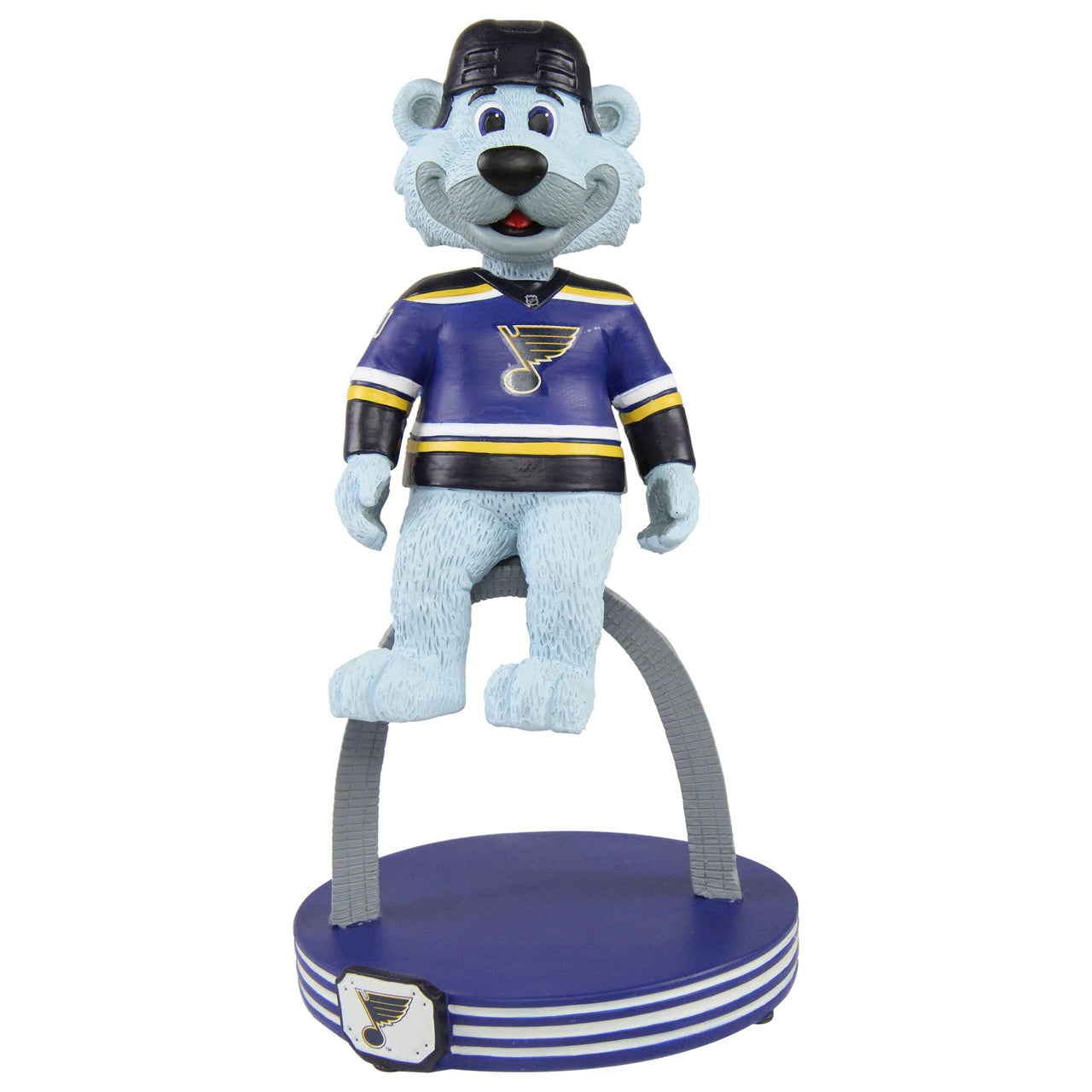 Louie St. Louis Blues Riding Arch Bobblehead NHL Hockey