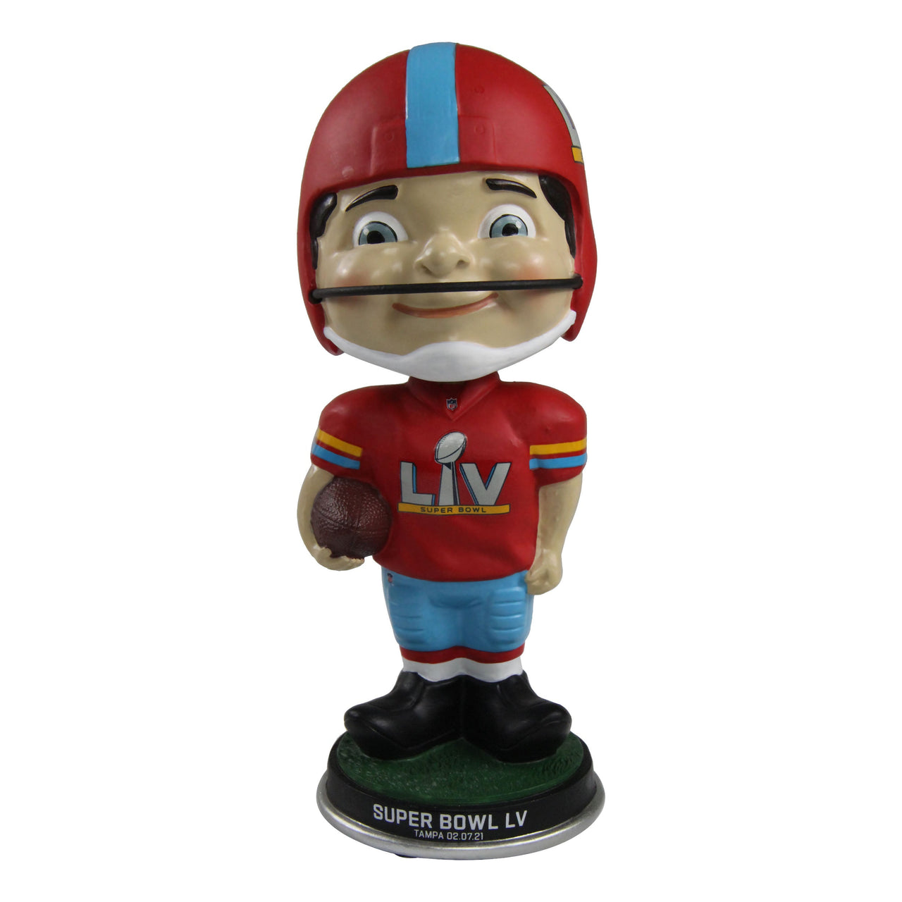 Super Bowl LV Vintage Tampa Bay Buccaneers Kansas City Chiefs Bobblehead NFL