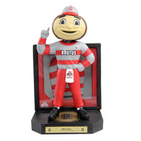 Thumbnail for Brutus Buckeye Ohio State Buckeyes Framed Jersey Showcase Bobblehead NCAA