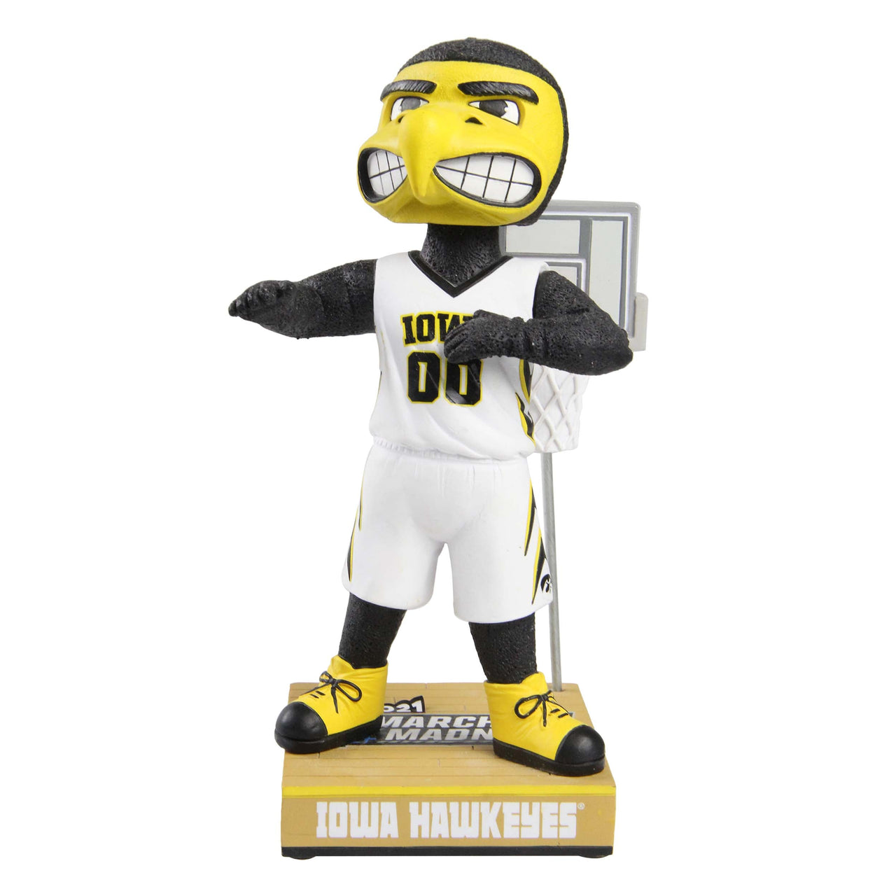 Herky The Hawk Iowa Hawkeyes March Madness Bobblehead NCAA College