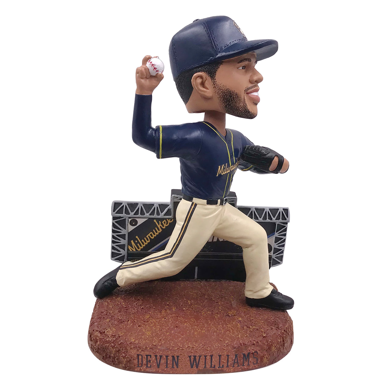 Devin Williams Milwaukee Brewers Scoreboard Bobblehead MLB
