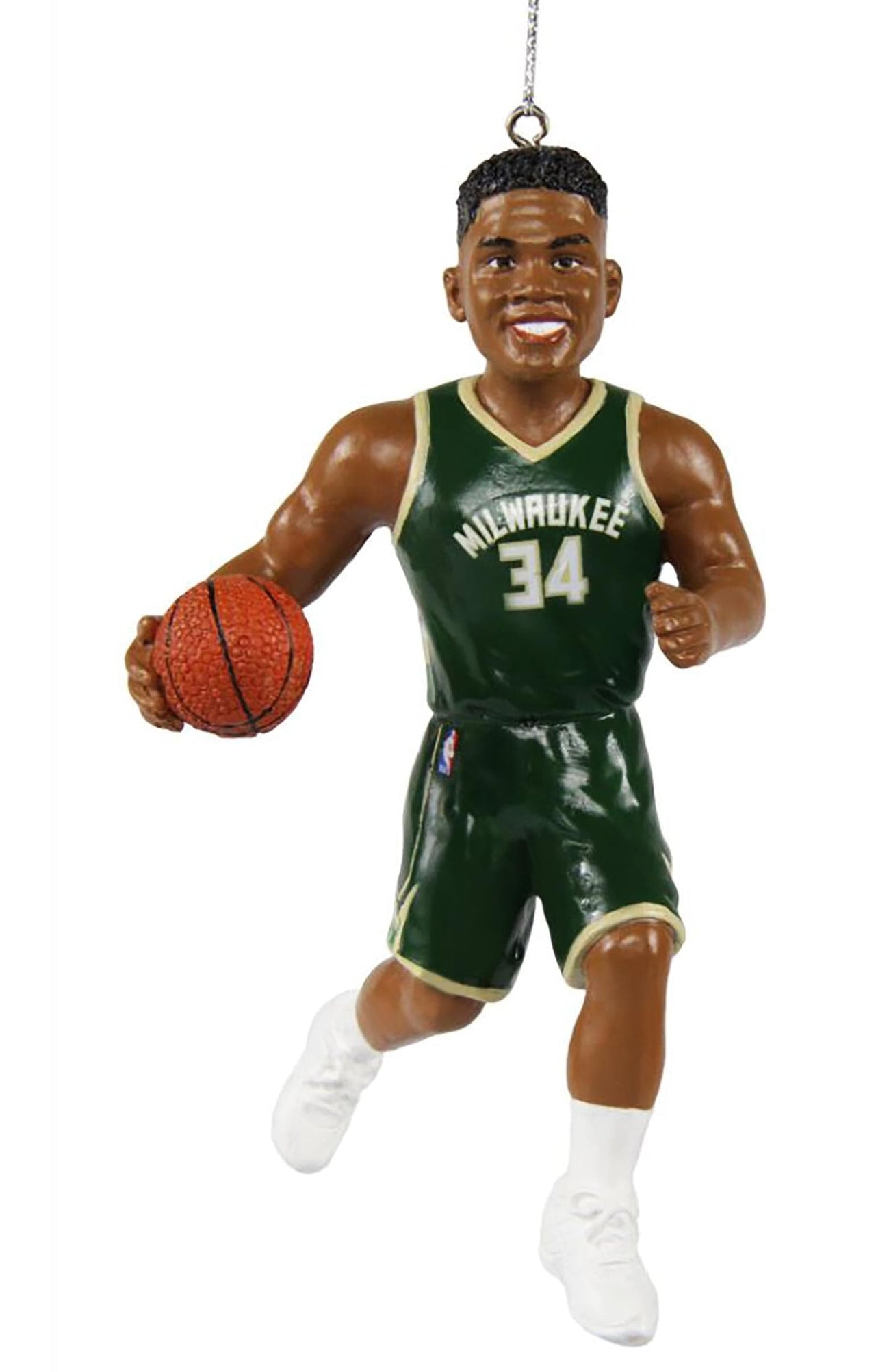 Giannis Antetokounmpo Milwaukee Bucks 2021 NBA Champions Resin Ornament NBA
