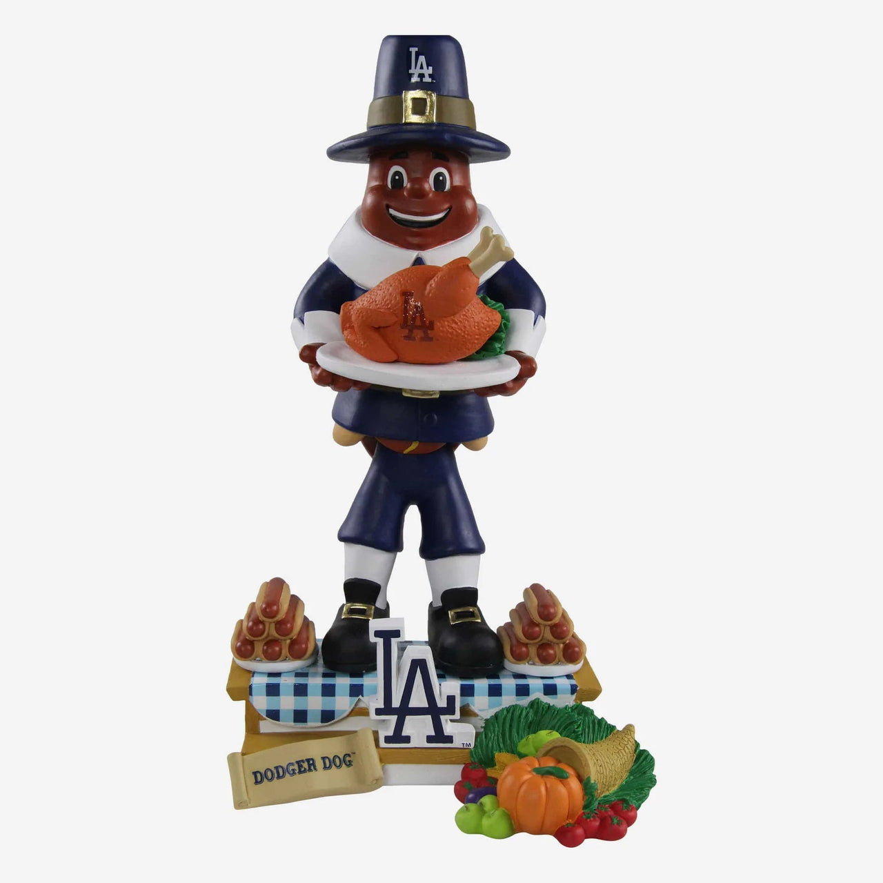 Dodger Dog Los Angeles Dodgers November Bobble Of Month Thanksgiving Bobblehead