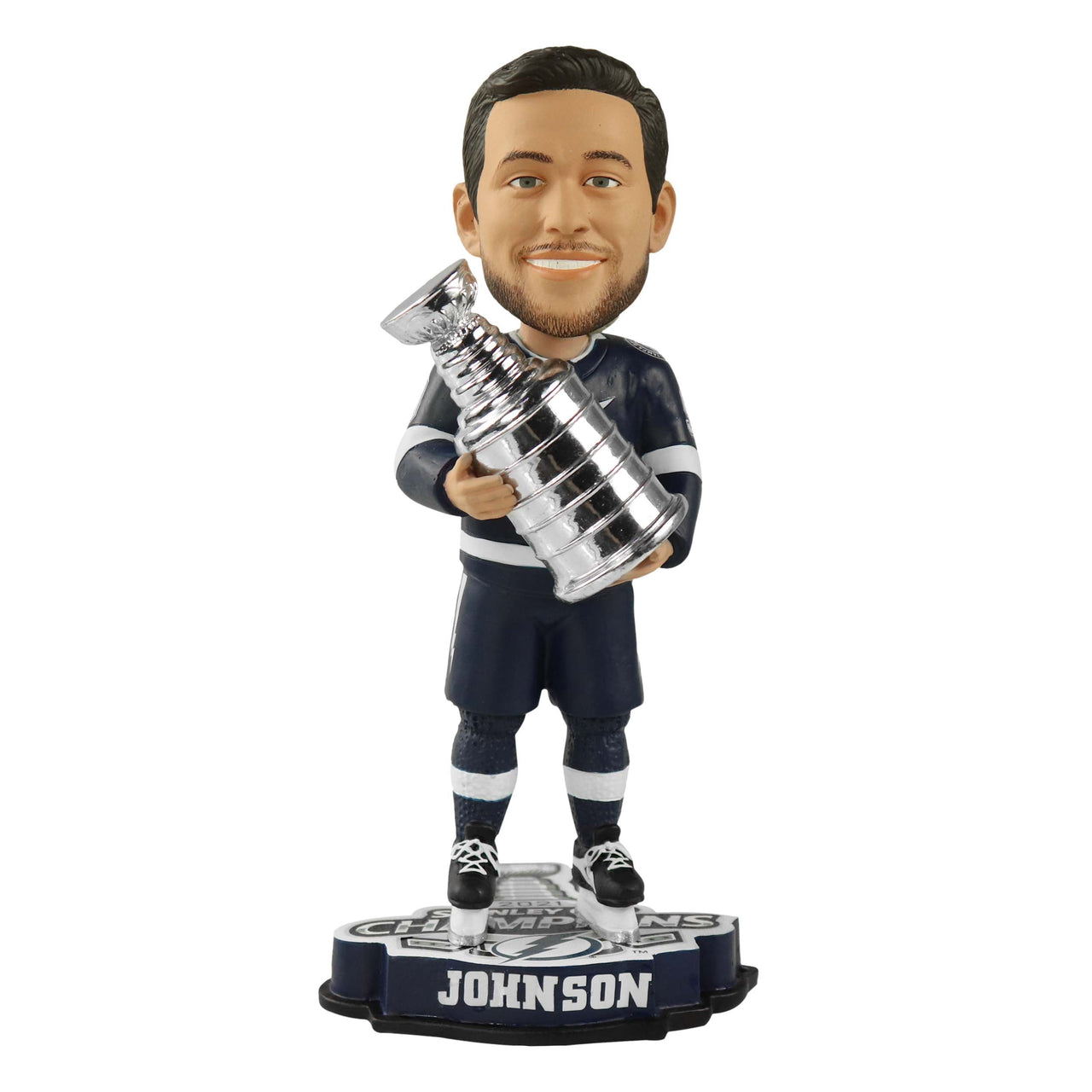 Tyler Johnson Tampa Bay Lightning 2021 Stanley Cuper Champions Bobblehead NHL