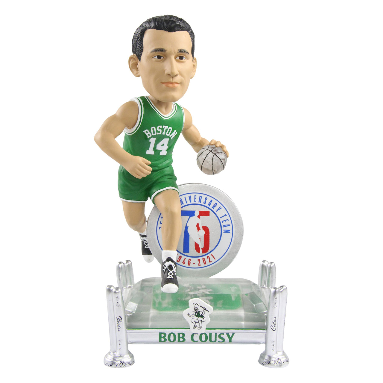 Bob Cousey Boston Celtics 75th Anniversary Bobblehead NBA
