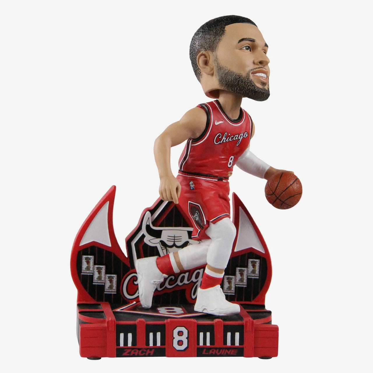 Zach LaVine Chicago Bulls 2022 City Jersey Bobblehead NBA Basketball